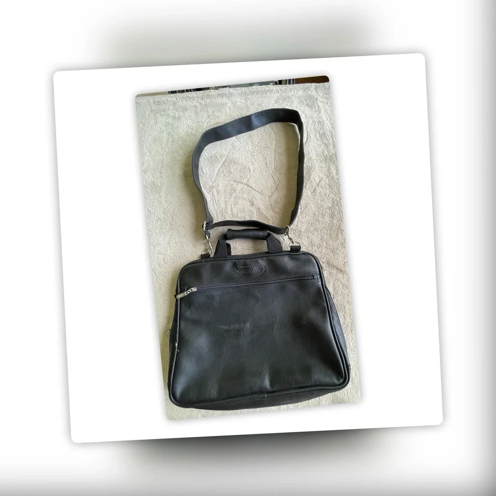 Toyota Signature Messenger/ Laptop Leather Bag